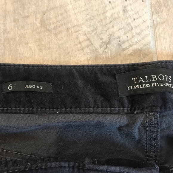 Talbots Charcoal Grey Jeggings Size 6 - Picture 4 of 5